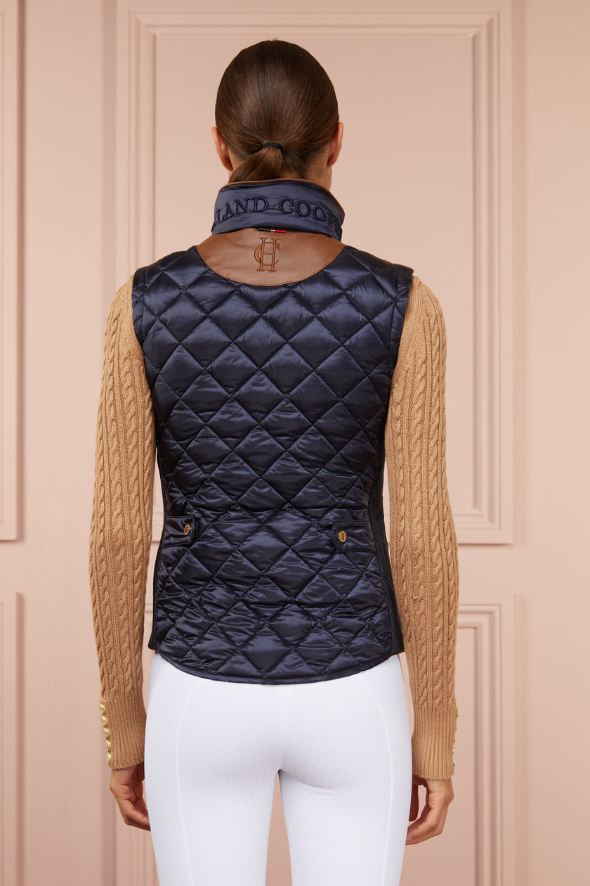 Diamond Quilt Classic Gilet (Ink Navy)