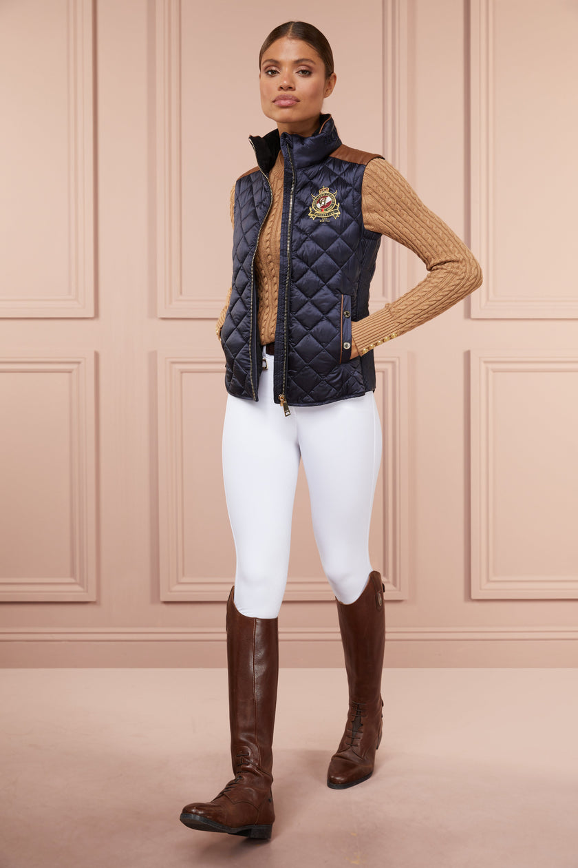 Diamond Quilt Classic Gilet (Ink Navy)