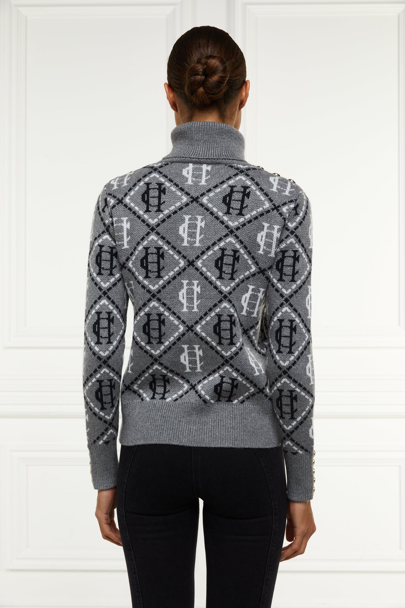 Heritage Knit Jumper (Logo Grey Marl)