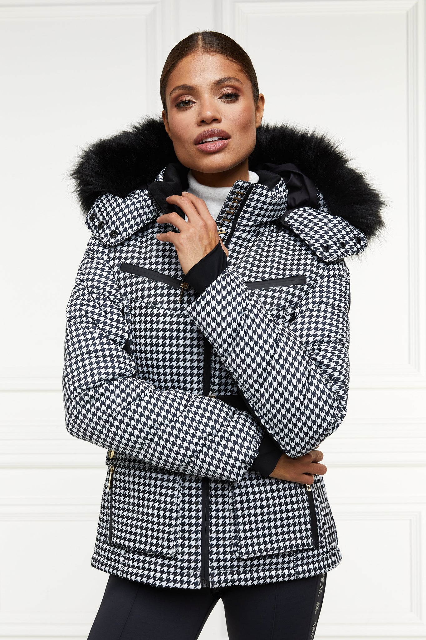 Ski Jacket (Houndstooth)