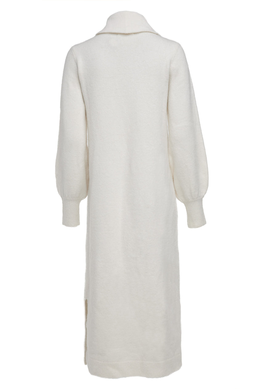 Berkeley Roll Neck Dress (Natural)