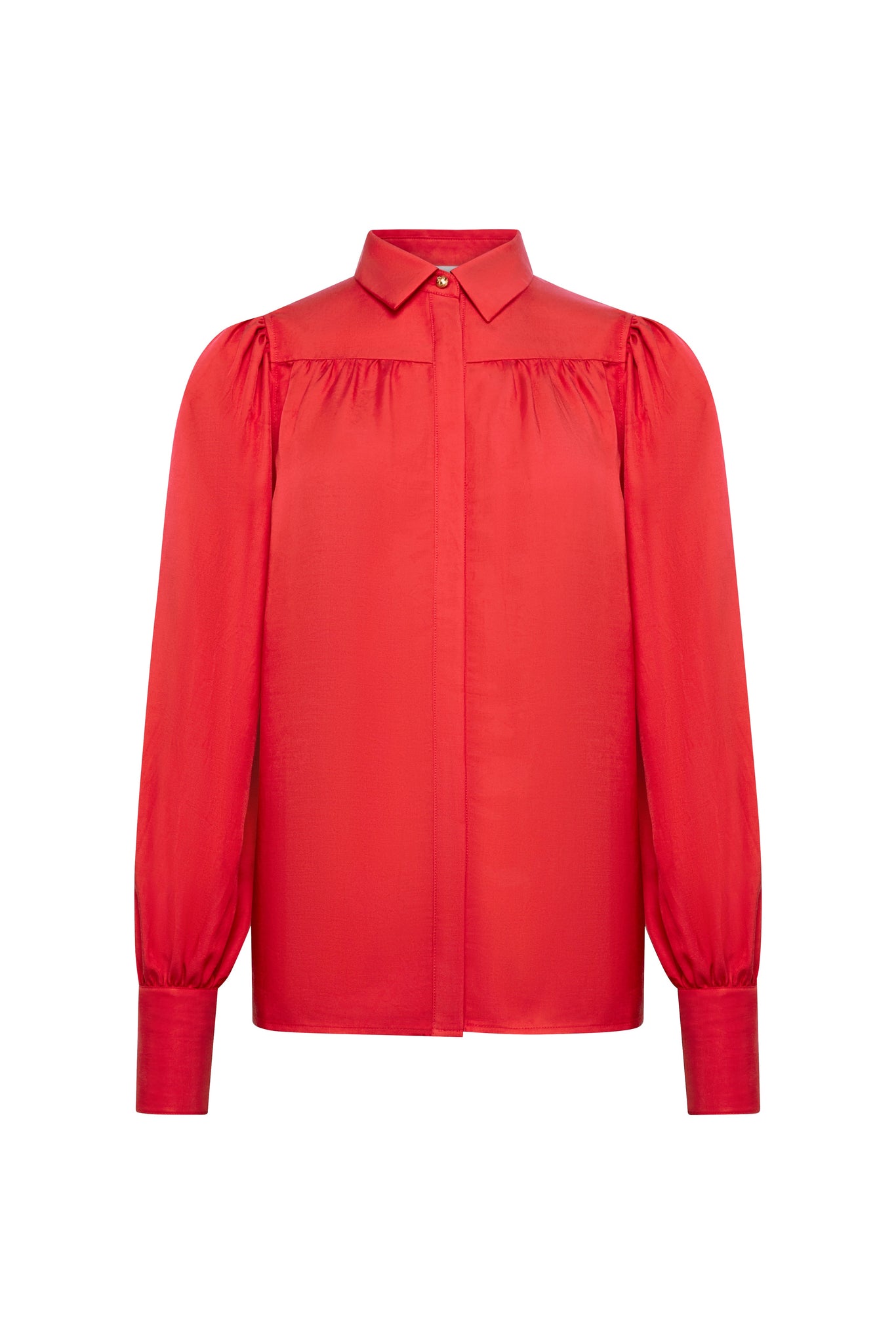 Ada Blouse (Deep Red)