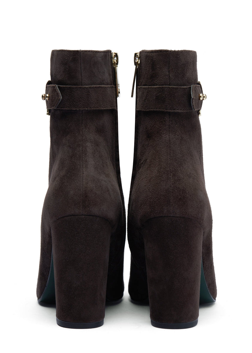 Mayfair Suede Ankle Boot (Chocolate)