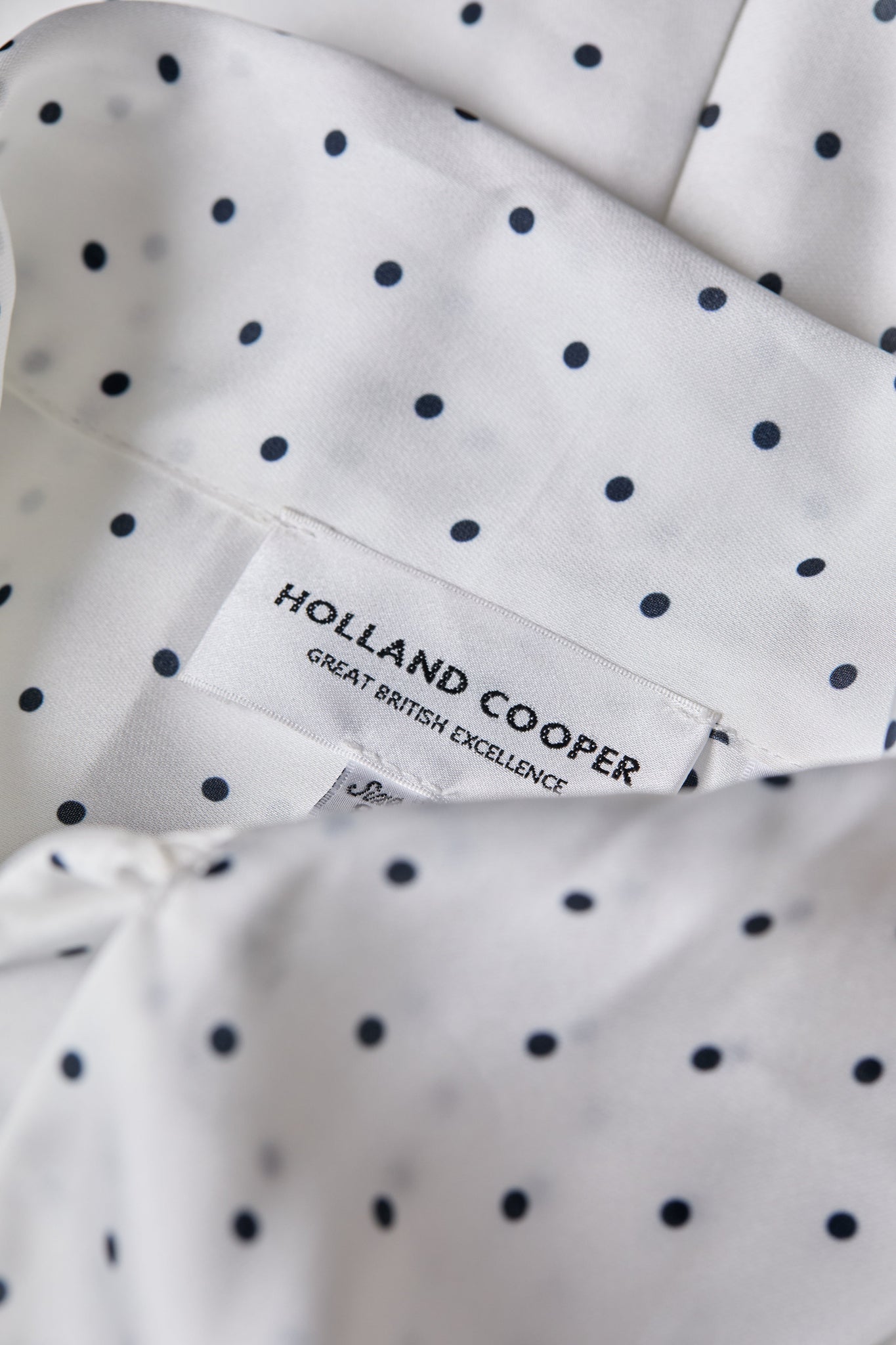 Ariella Midi Dress (White Black Polka Dot)