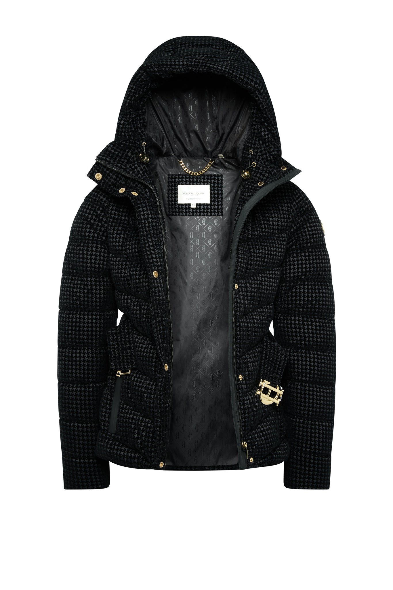 Arosa Jacket (Black Mini Flock)