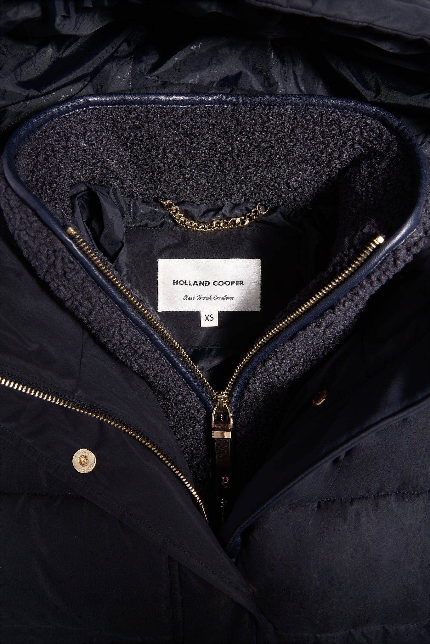 Arosa Luxe Longline Coat (Ink Navy)