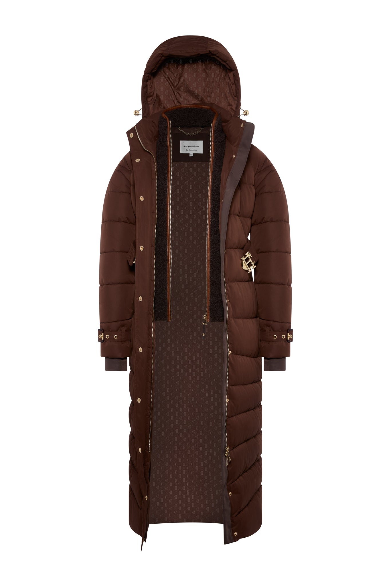 Arosa Luxe Longline Coat (Walnut)