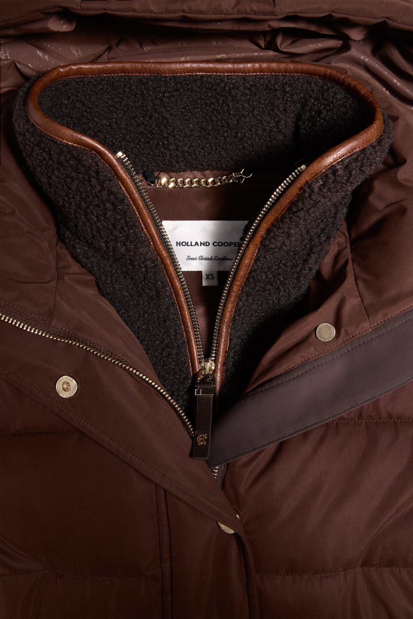 Arosa Luxe Longline Coat (Walnut)