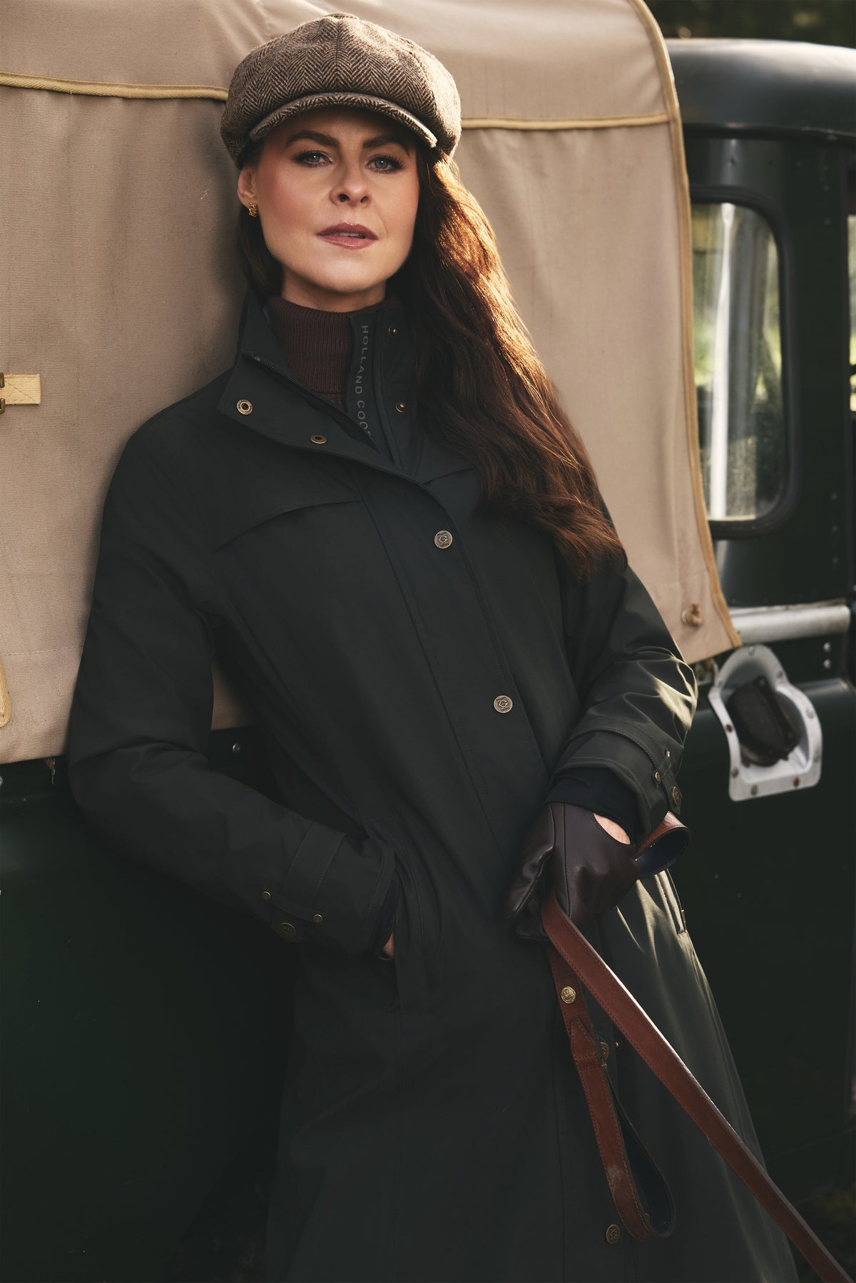 Folgate Coat (Dark Pine Green)
