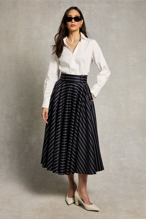 Ink Navy Wide Stripe
