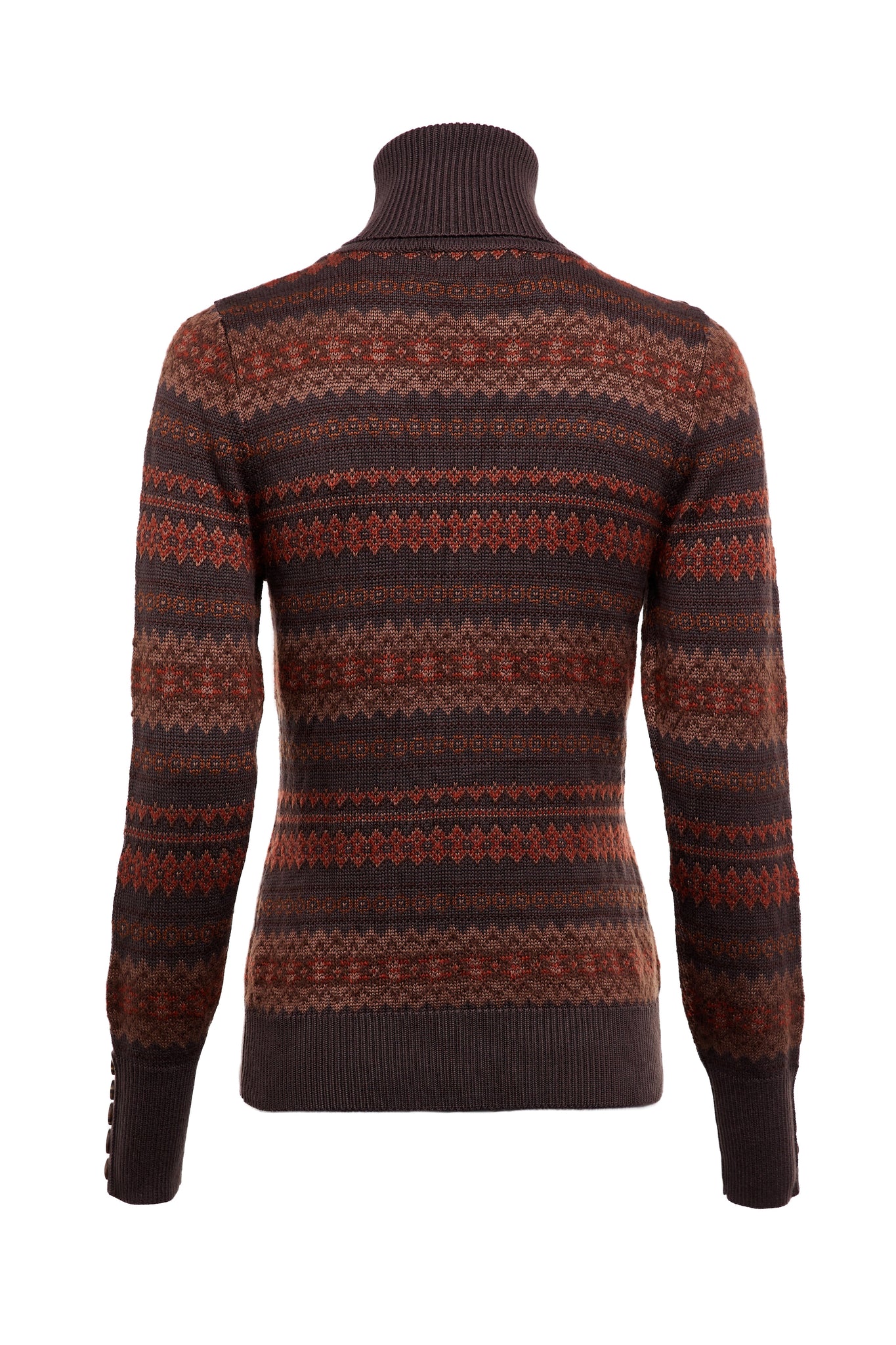 Bredon Roll Neck Knit (Chocolate)