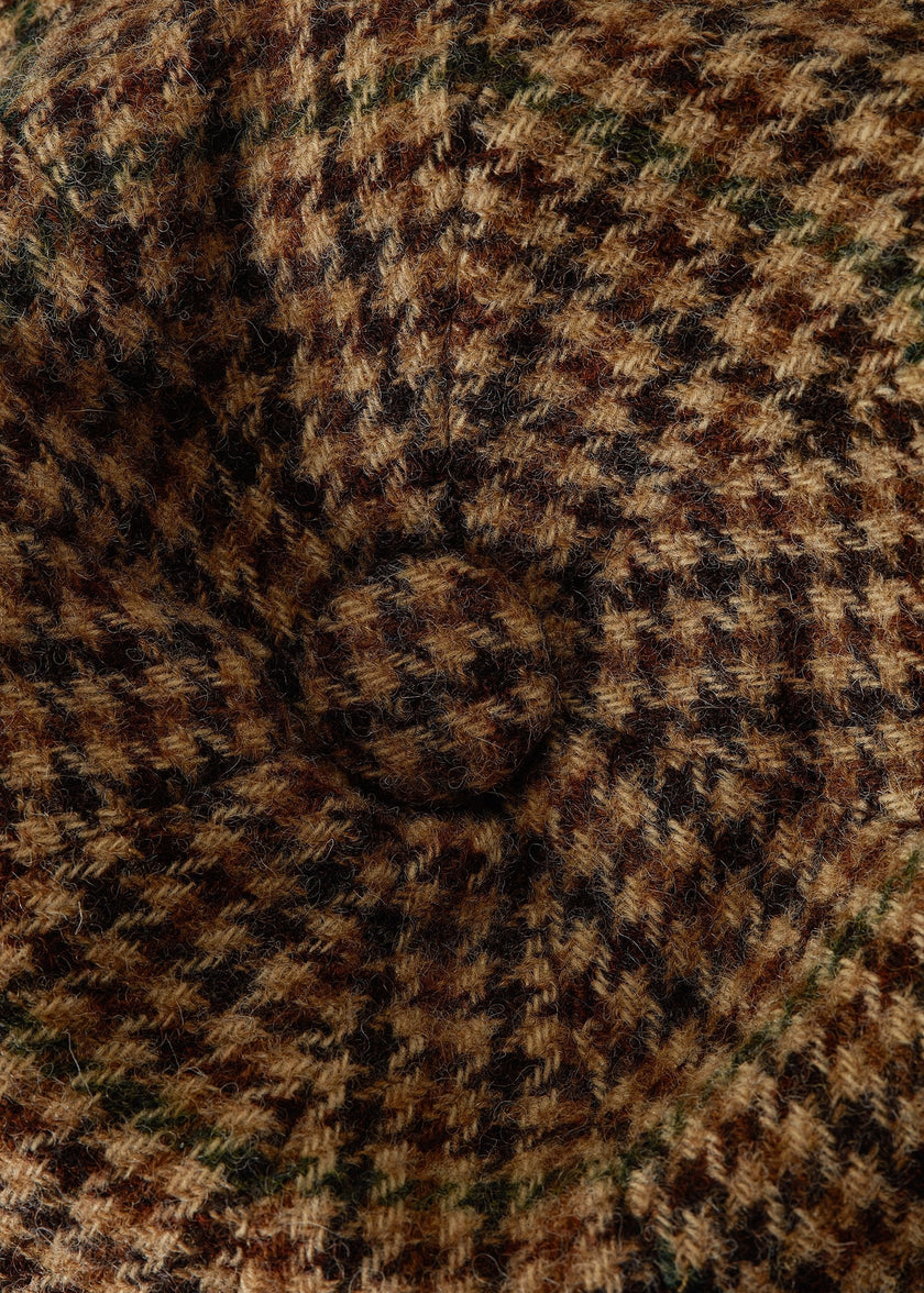 Baker Boy Cap (Hailes Green Tweed)