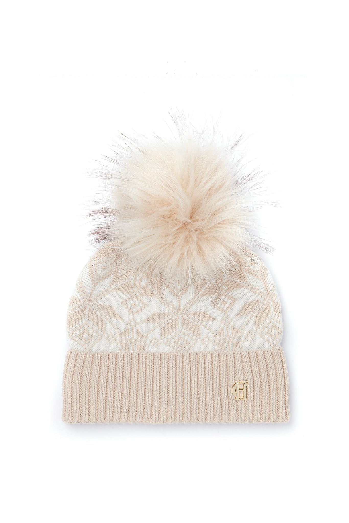 Beatrice Bobble Hat (Camel Cream)