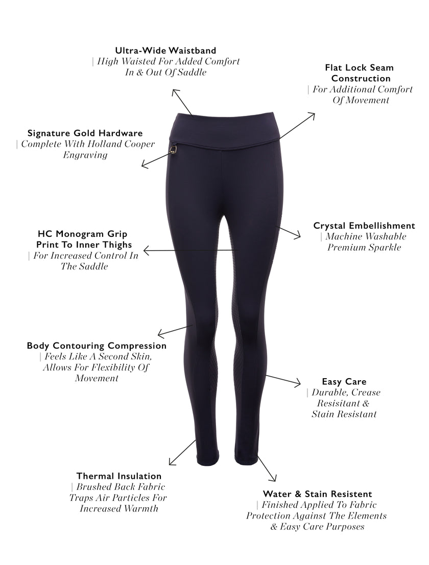 Beauford Legging (Ink Navy)