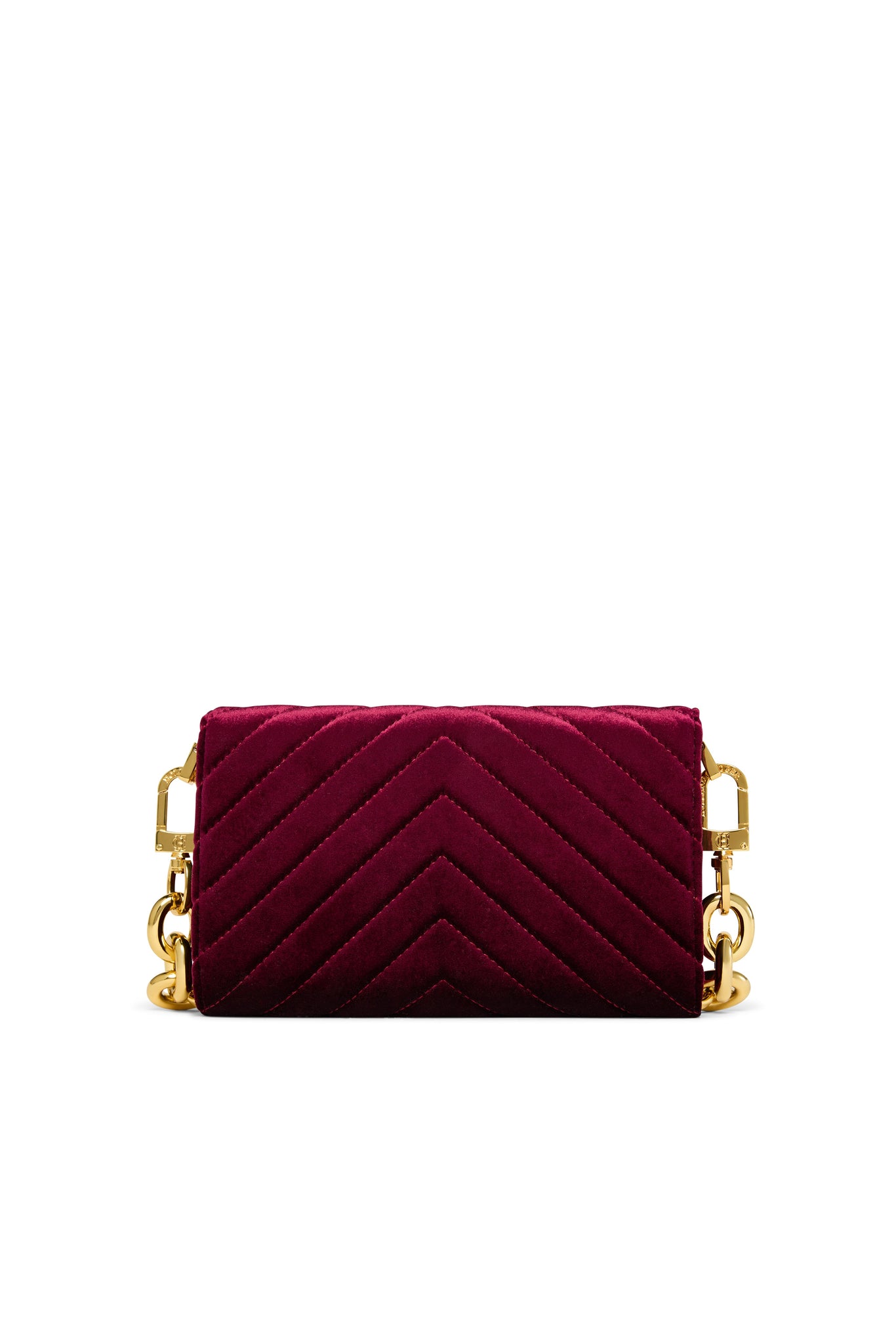 Belgravia Clutch Bag (Merlot Velvet)