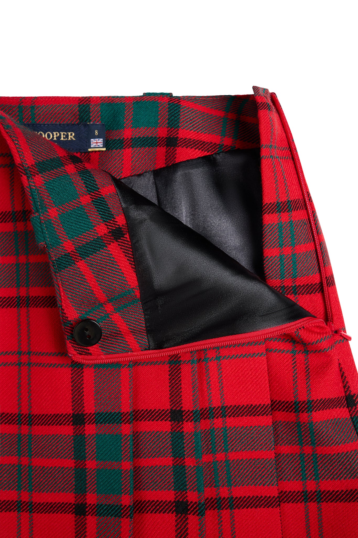 Belgravia Mini Skirt (Red Tartan)