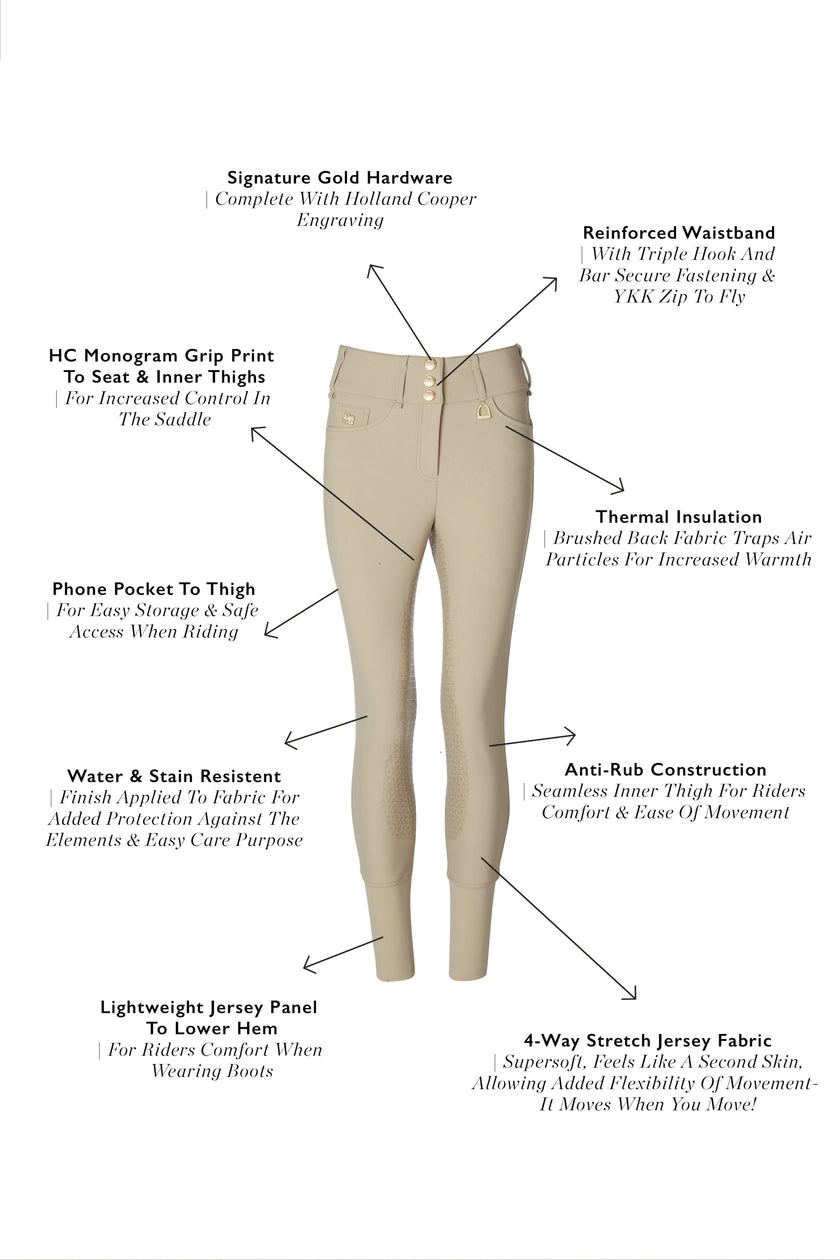 Bolesworth Thermal Competition Breeches (Stone)