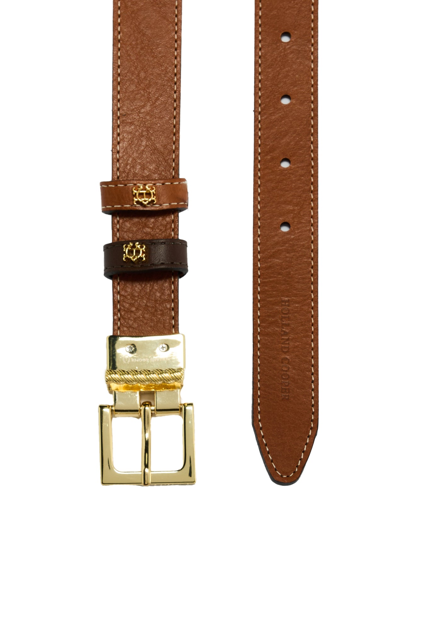 Buckingham Slim Belt (Tan Chocolate)