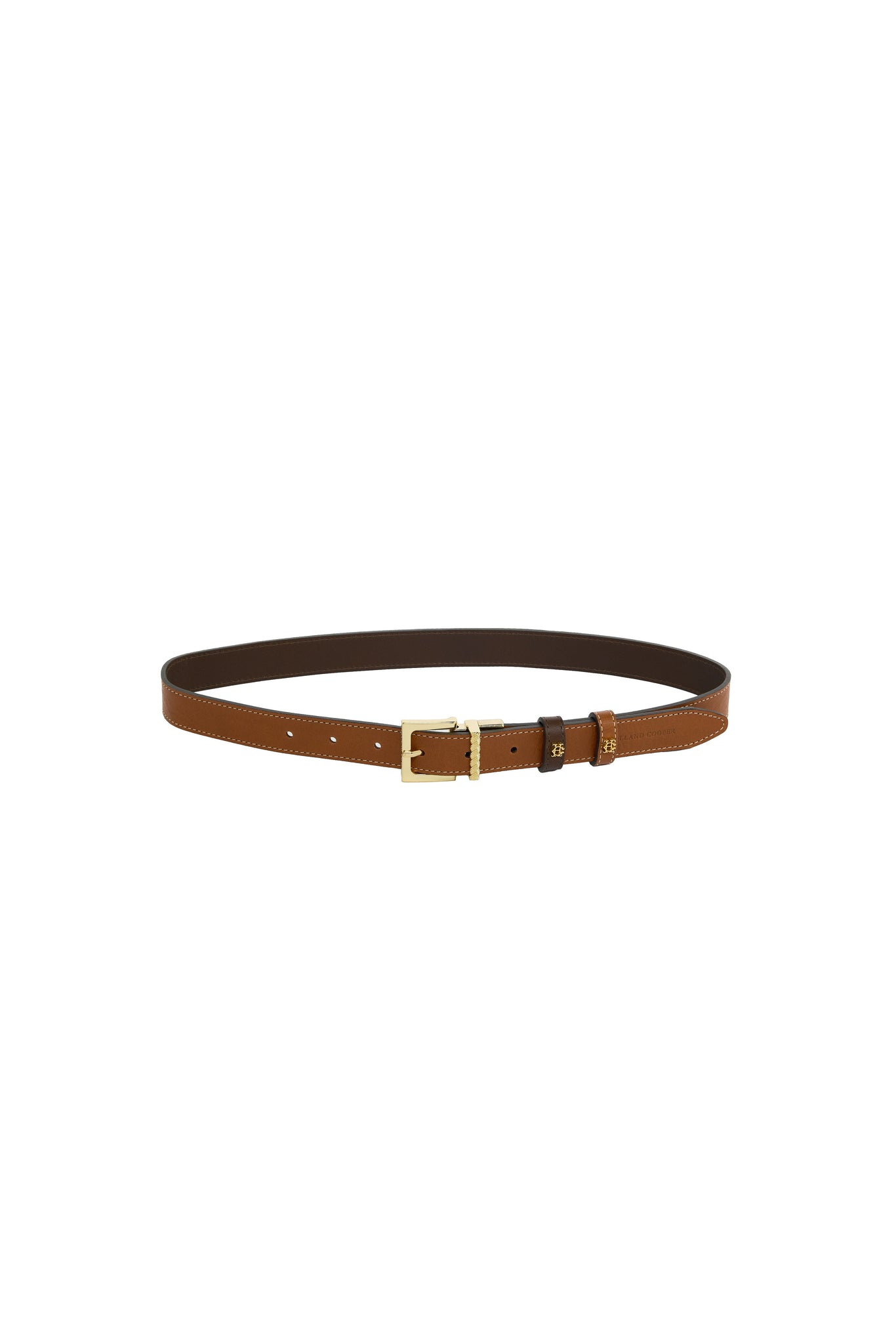 Buckingham Slim Belt (Tan Chocolate)