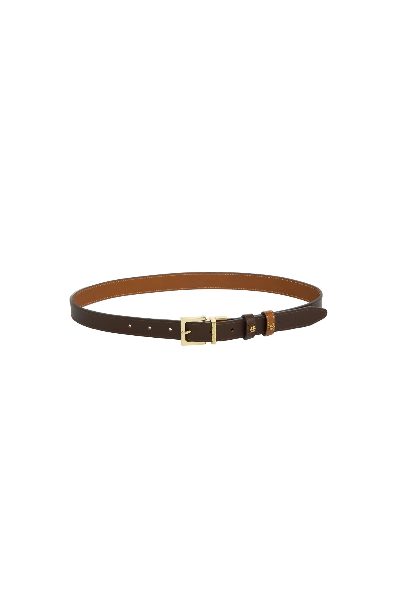 Buckingham Slim Belt (Tan Chocolate)