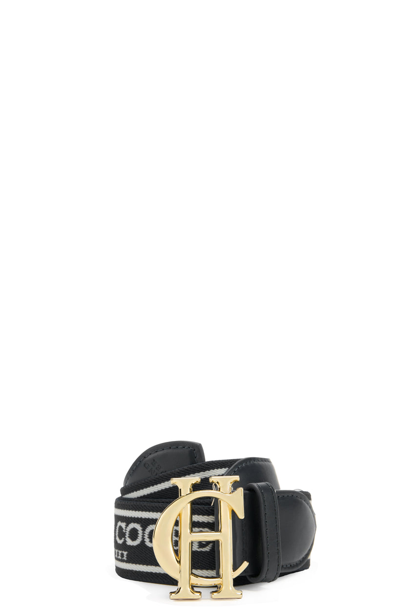 Burghley Logo Riding Belt (Black)