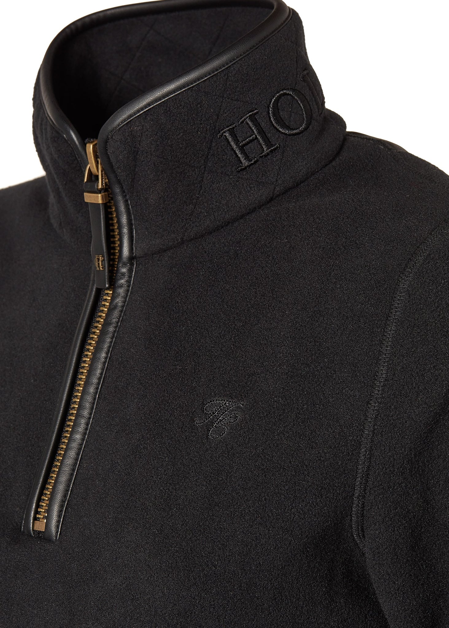 Country Fleece Quarter Zip (Black)