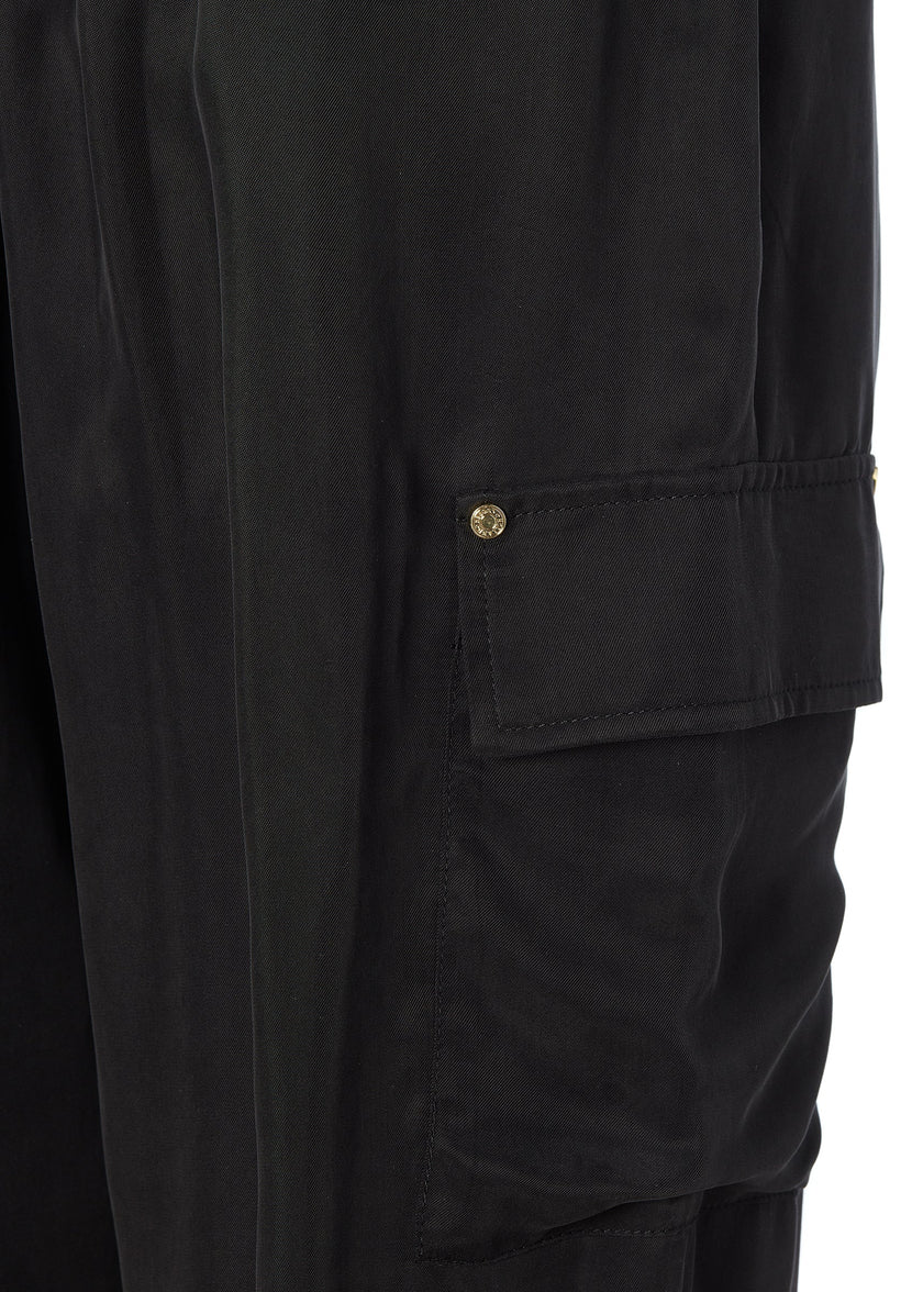 Cupro Cargo Pant (Black)