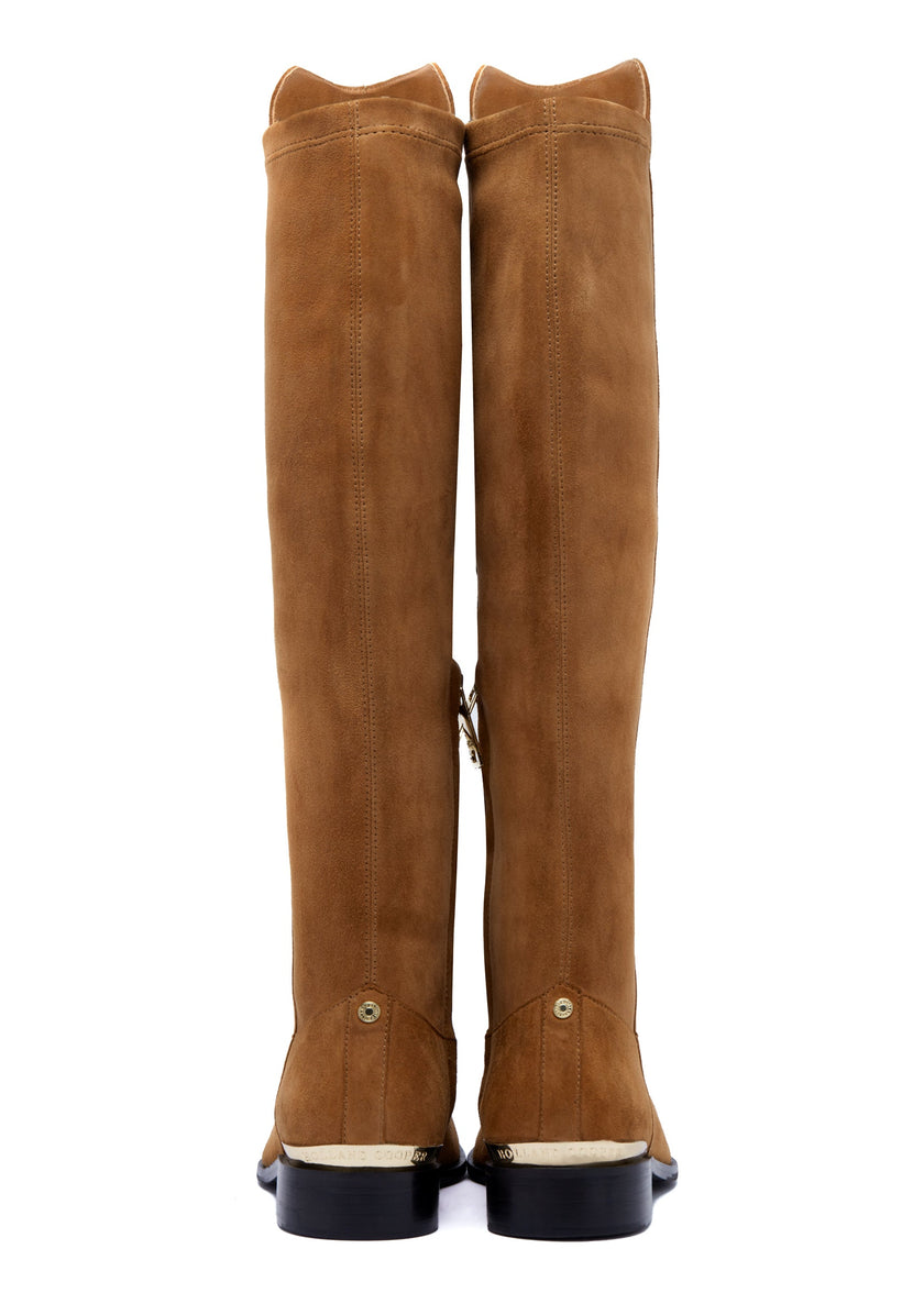 Albany Knee Boot (Tan Suede)