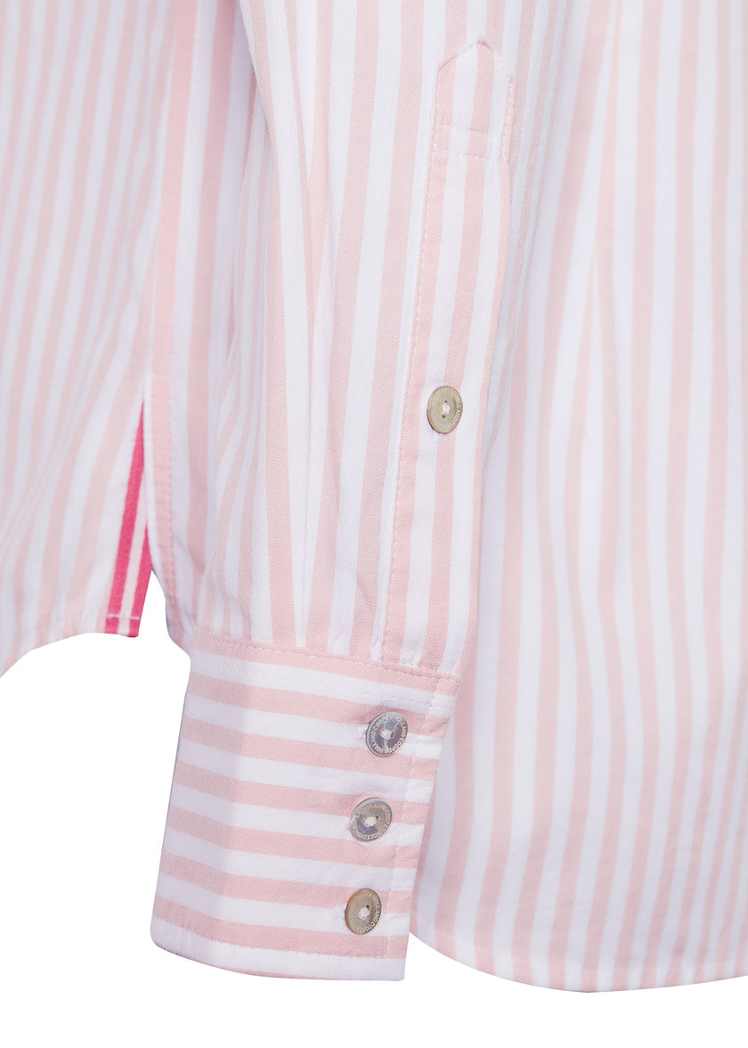 Classic Button Down Shirt (Pink Stripe)