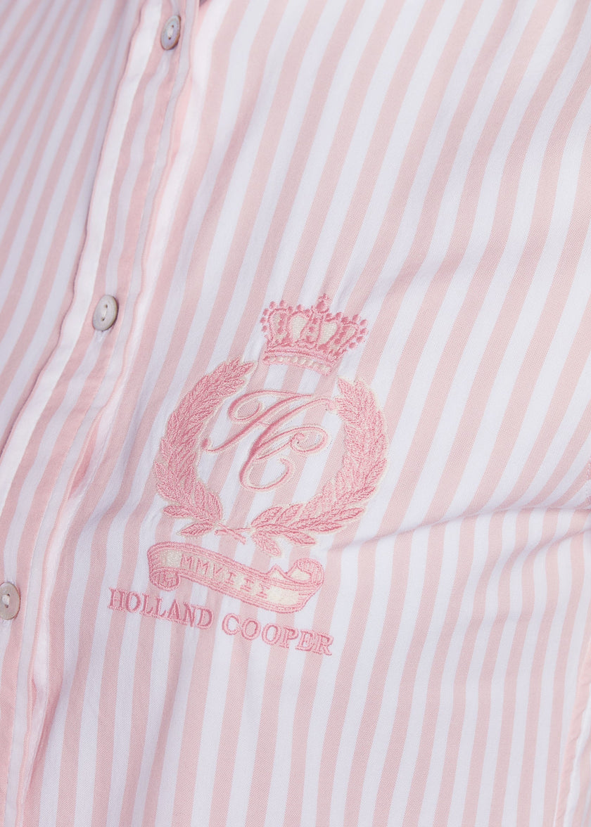 Classic Button Down Shirt (Pink Stripe)