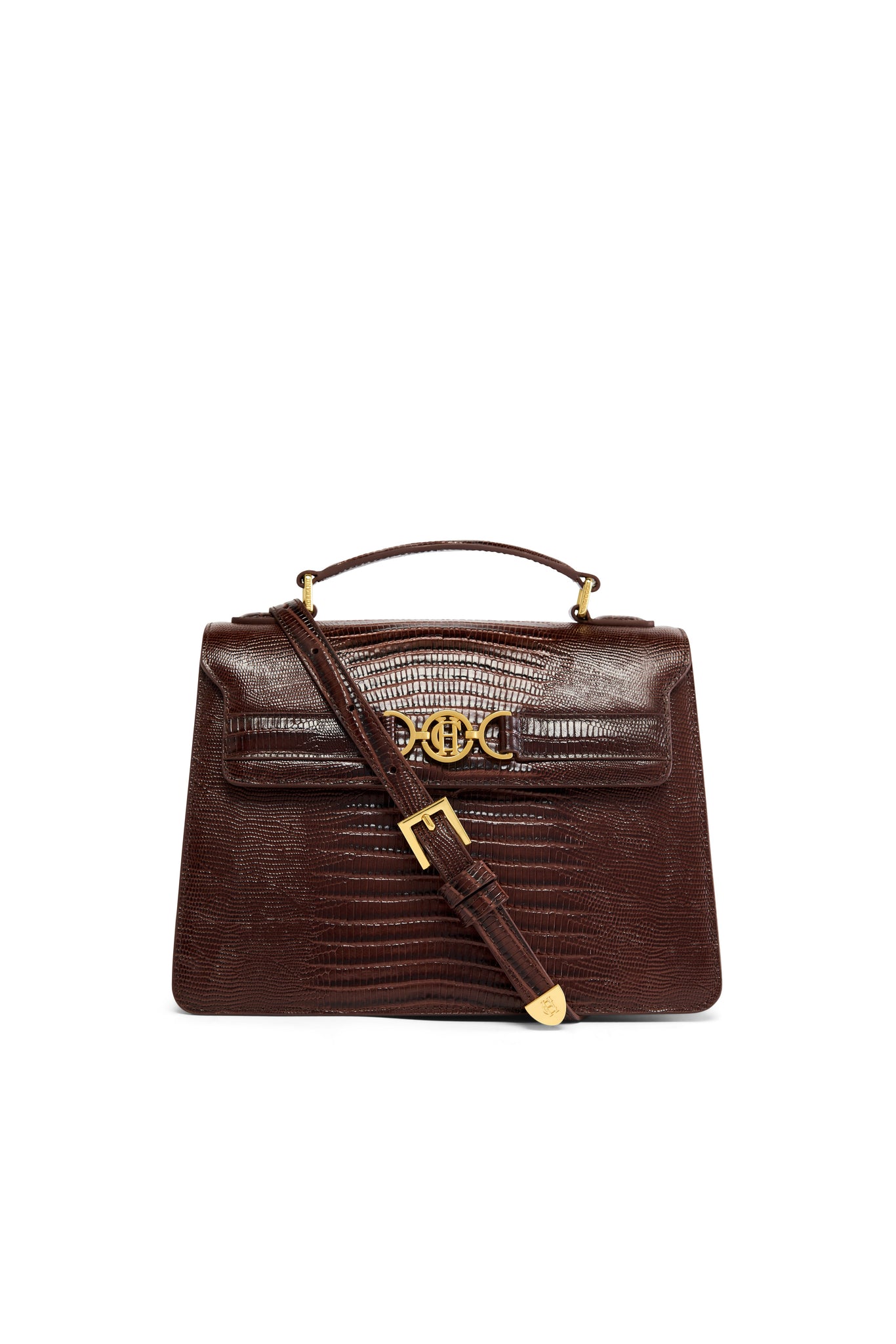 Cambridge Bag (Chestnut Lizard)
