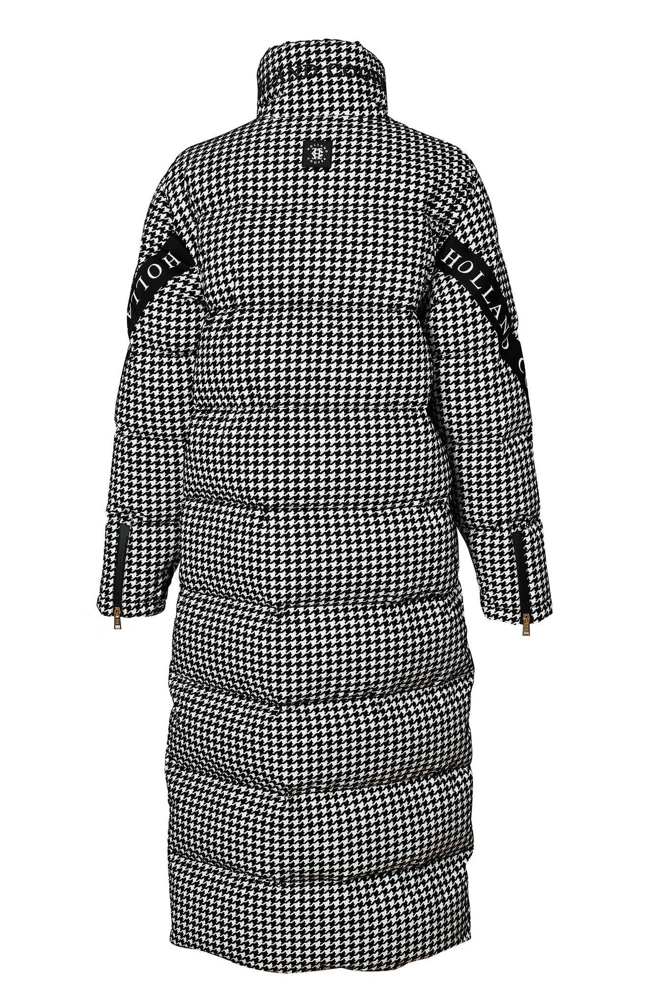 Camden Longline Coat (Houndstooth)