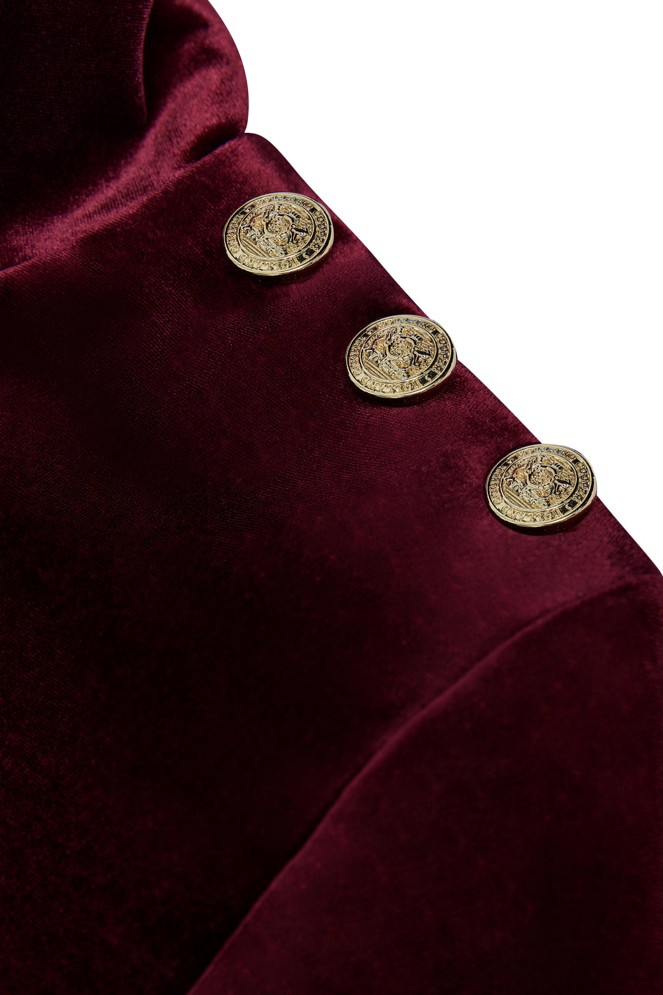 Cara Velvet Mini Dress (Burgundy)