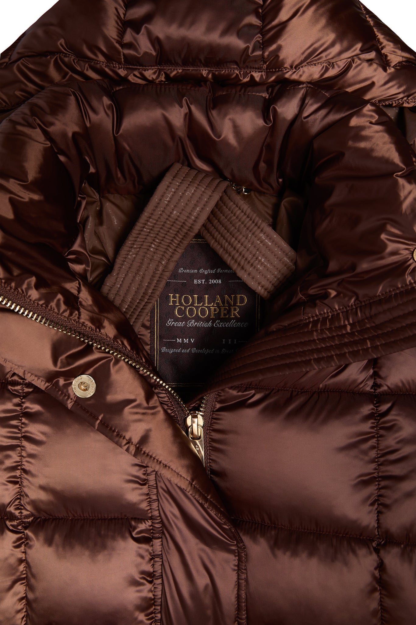 Carrington Longline Coat (Walnut)