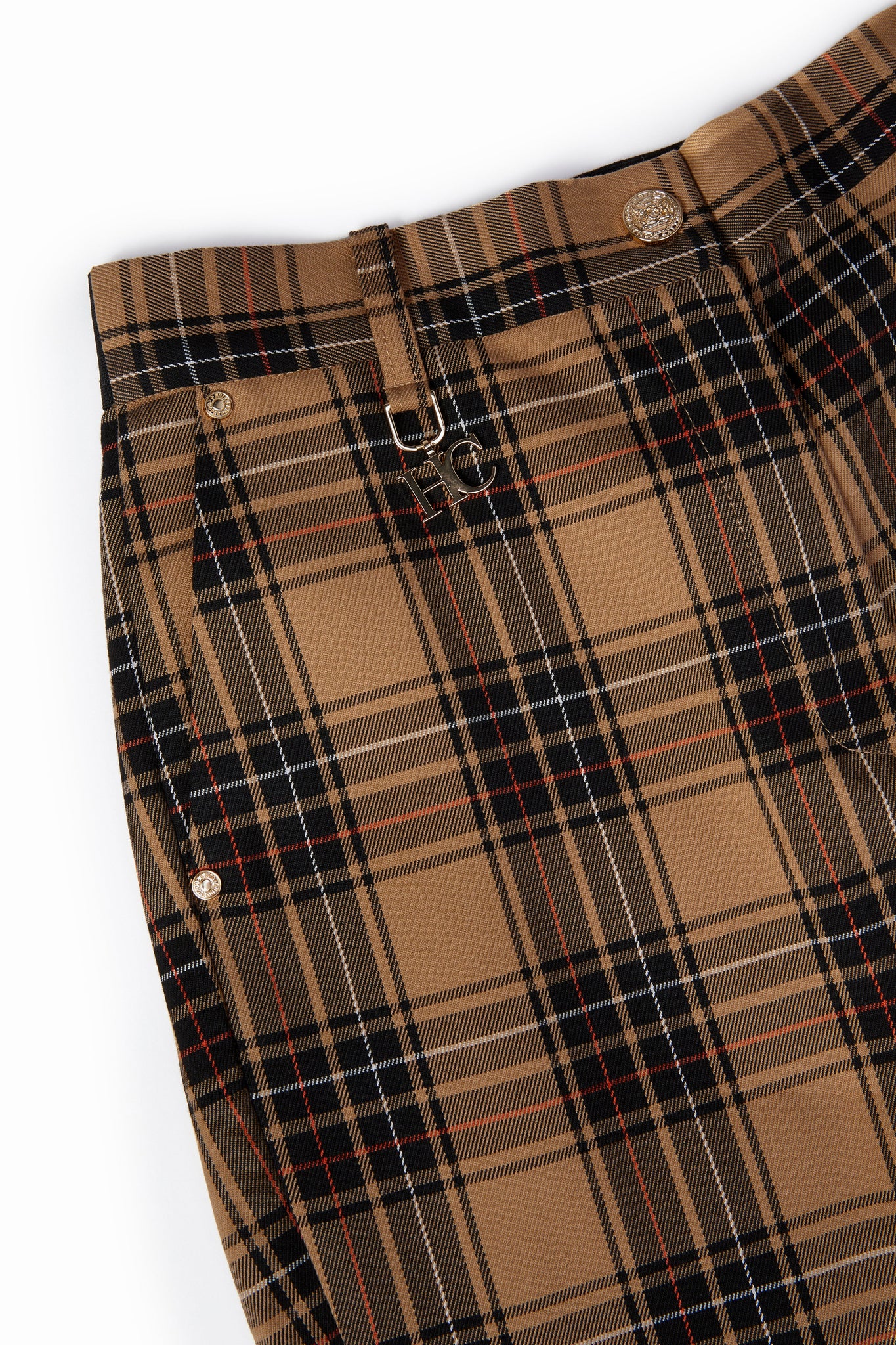 Charlton Trousers (Camel Tartan)