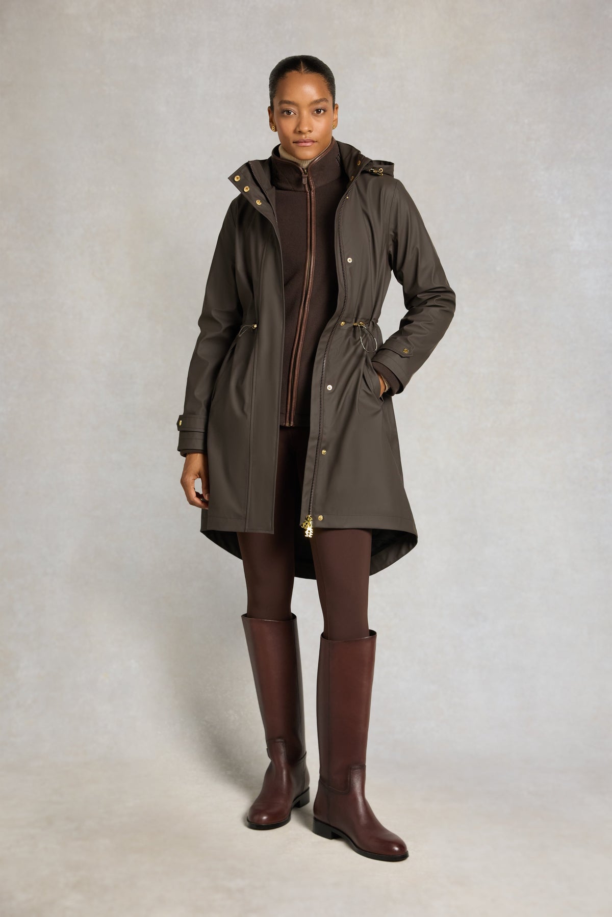 Chartwell Waterproof Parka (Chocolate)