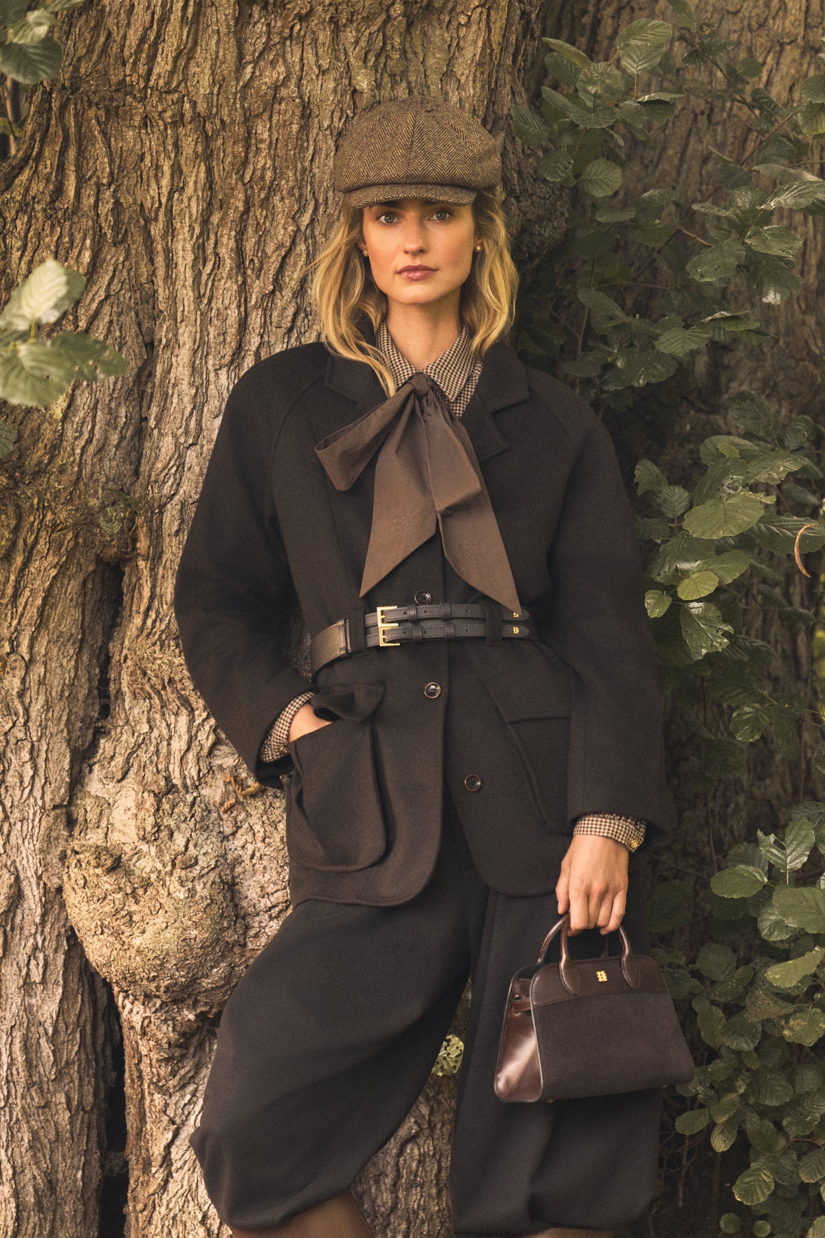 Cotswold Belted Jacket (Chocolate)