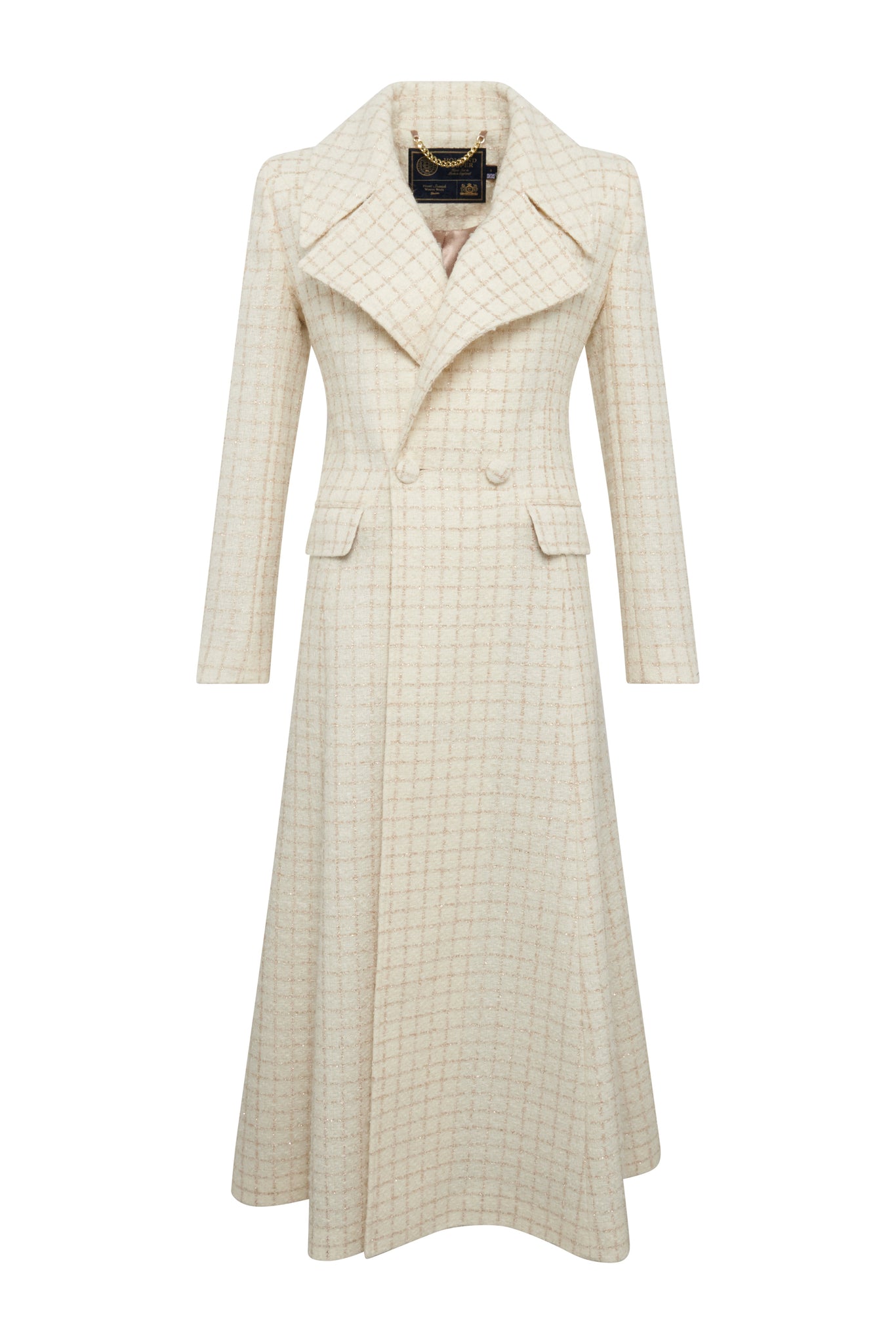 Clarendon Frock Coat (Ivory Sparkle Tweed)