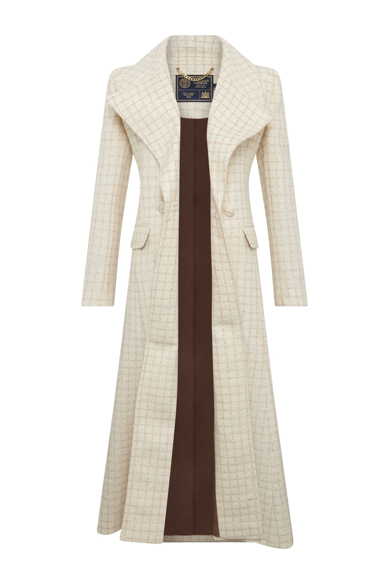 Clarendon Frock Coat (Ivory Sparkle Tweed)