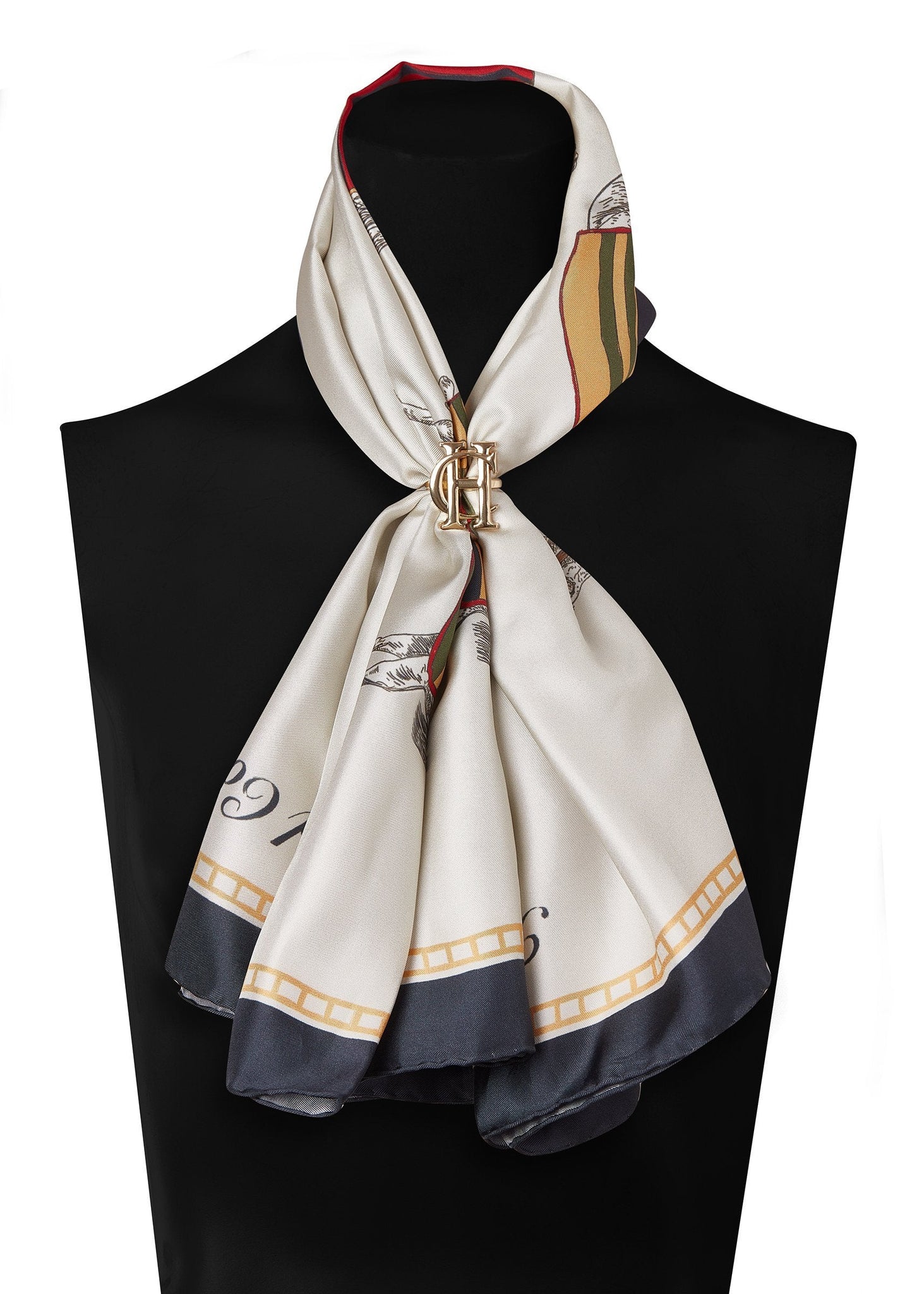 Nine Horse Silk Scarf (Nine Horse)