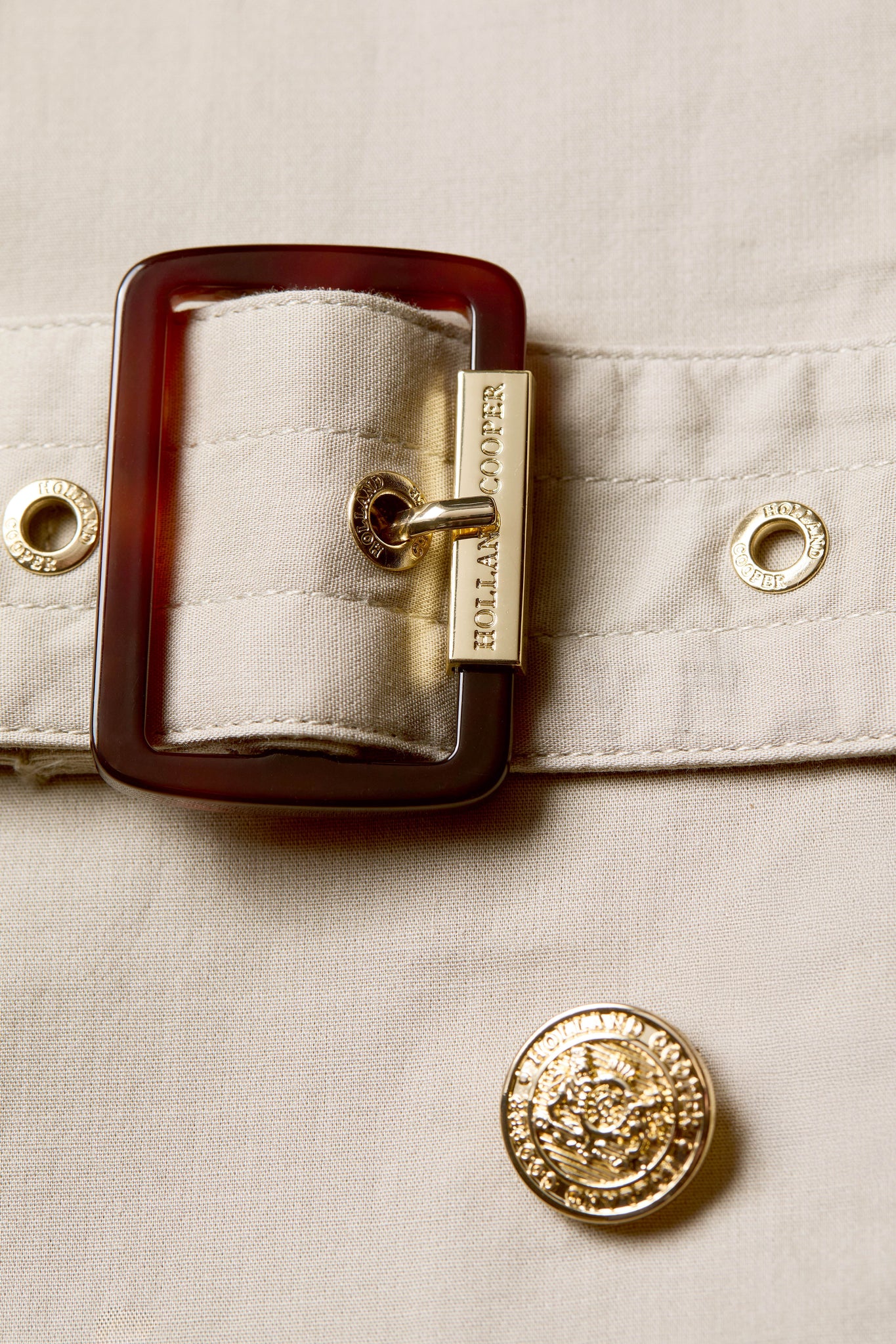 Collarless Trench Coat (French Grey)