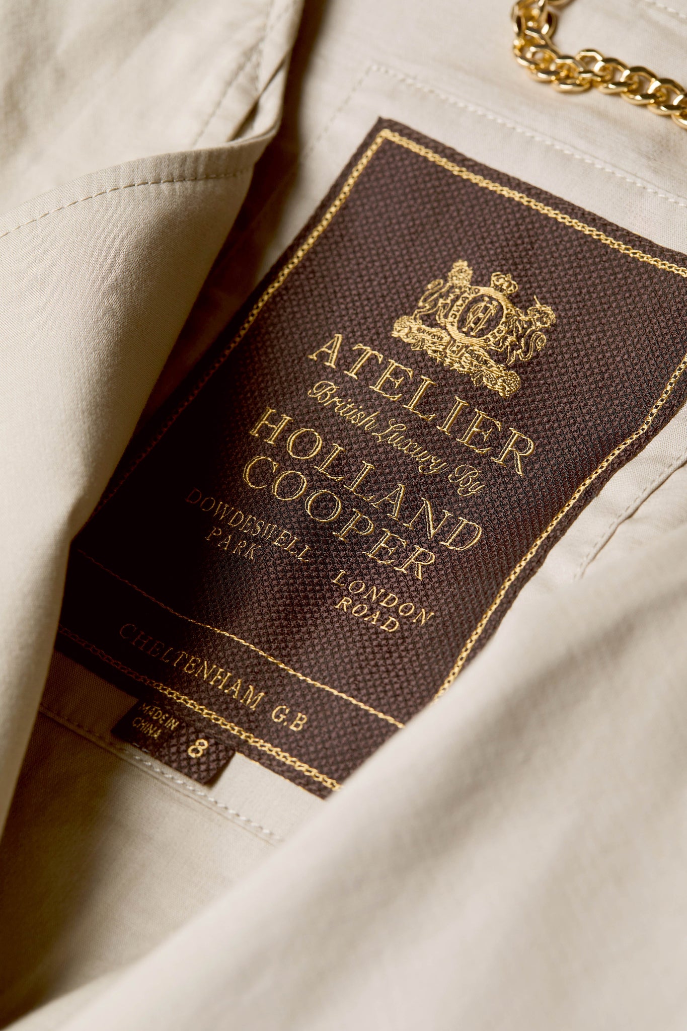 Collarless Trench Coat (French Grey)