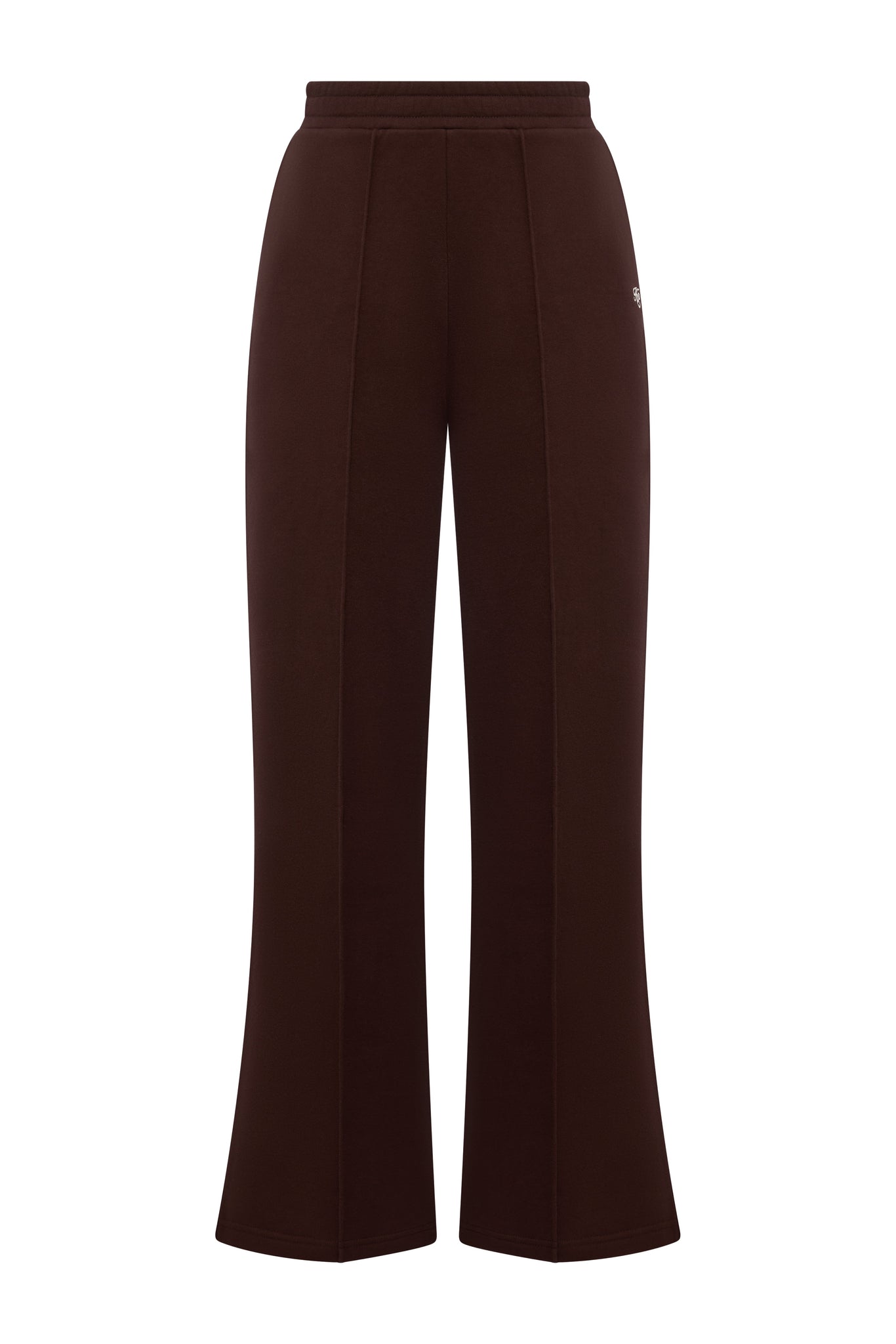 Collegiate Wide Leg Jogger (Walnut)