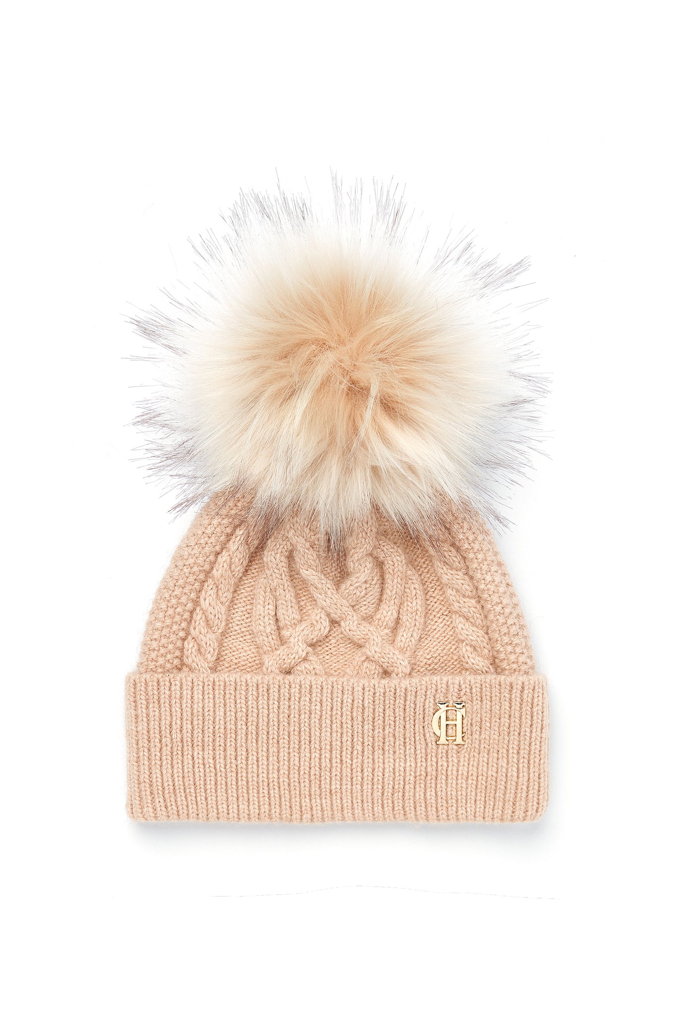 Cortina Bobble Hat (Camel Champagne)