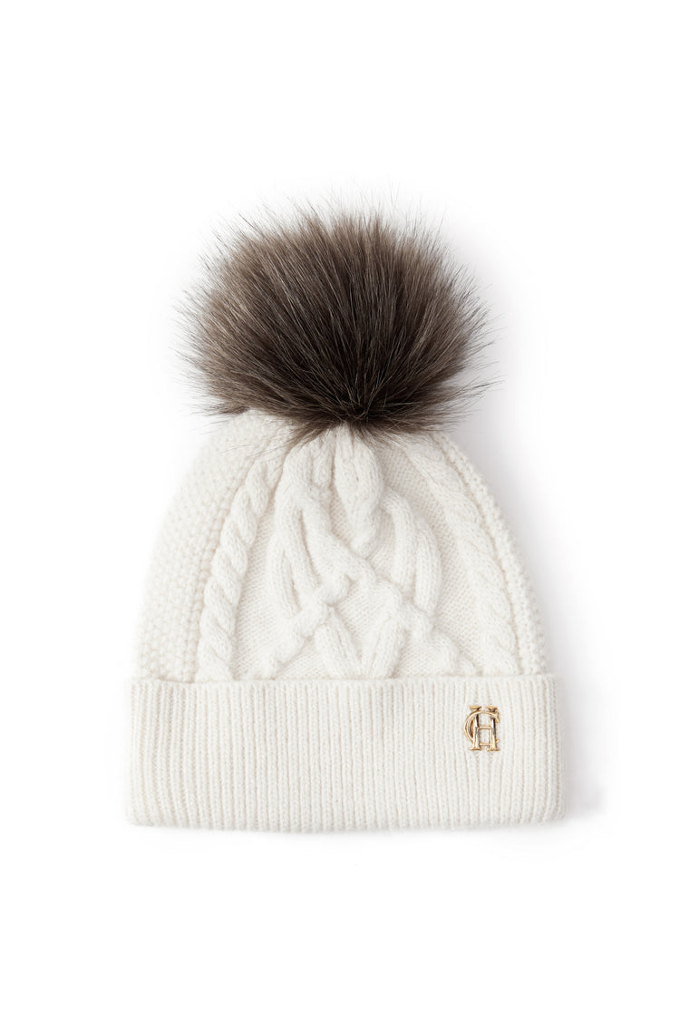 Cortina Bobble Hat (Cream)