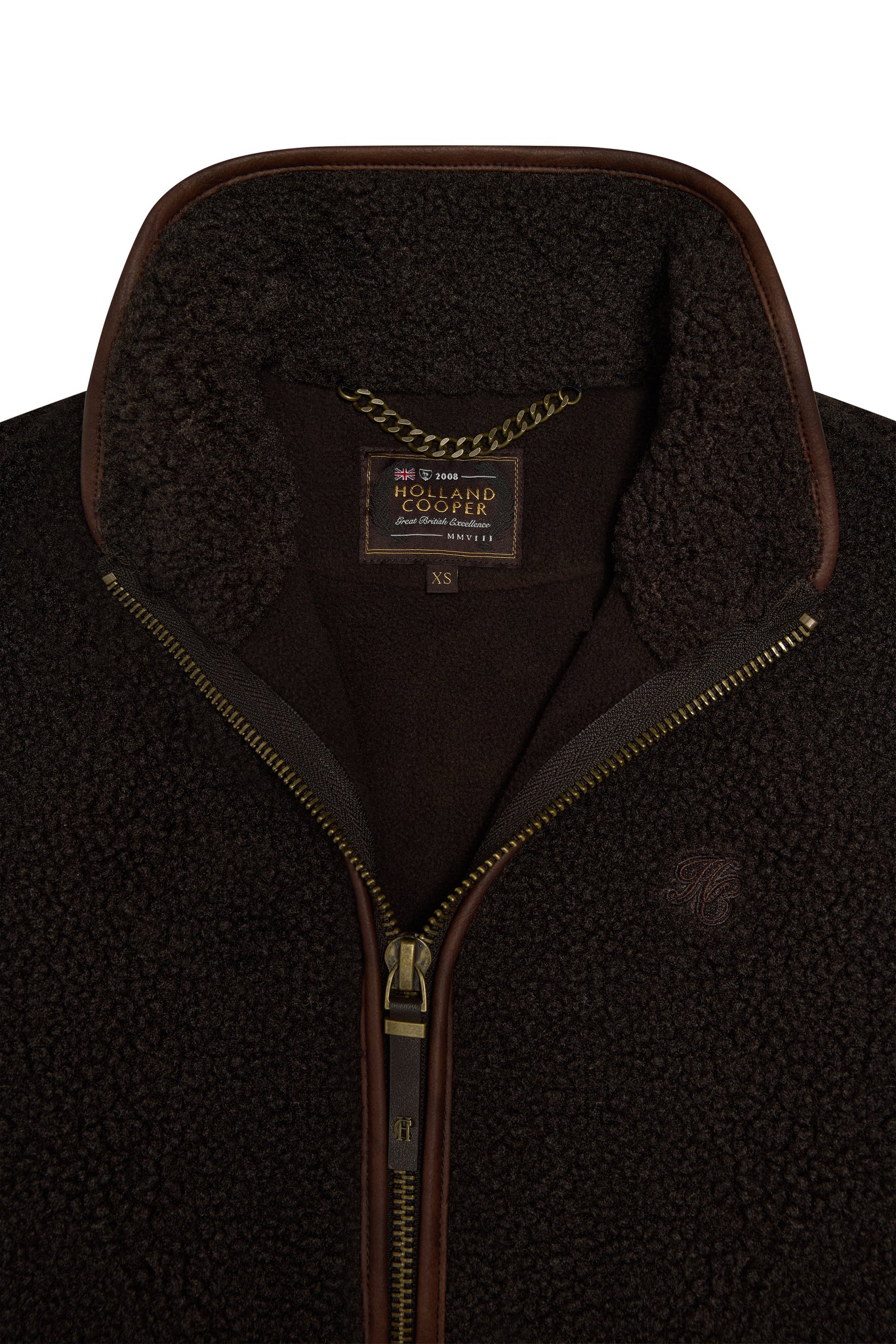 Country Fleece Gilet (Chocolate Borg)