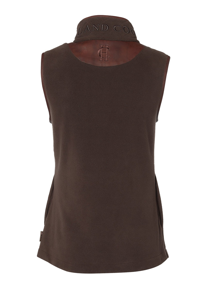 Country Fleece Gilet (Chocolate)