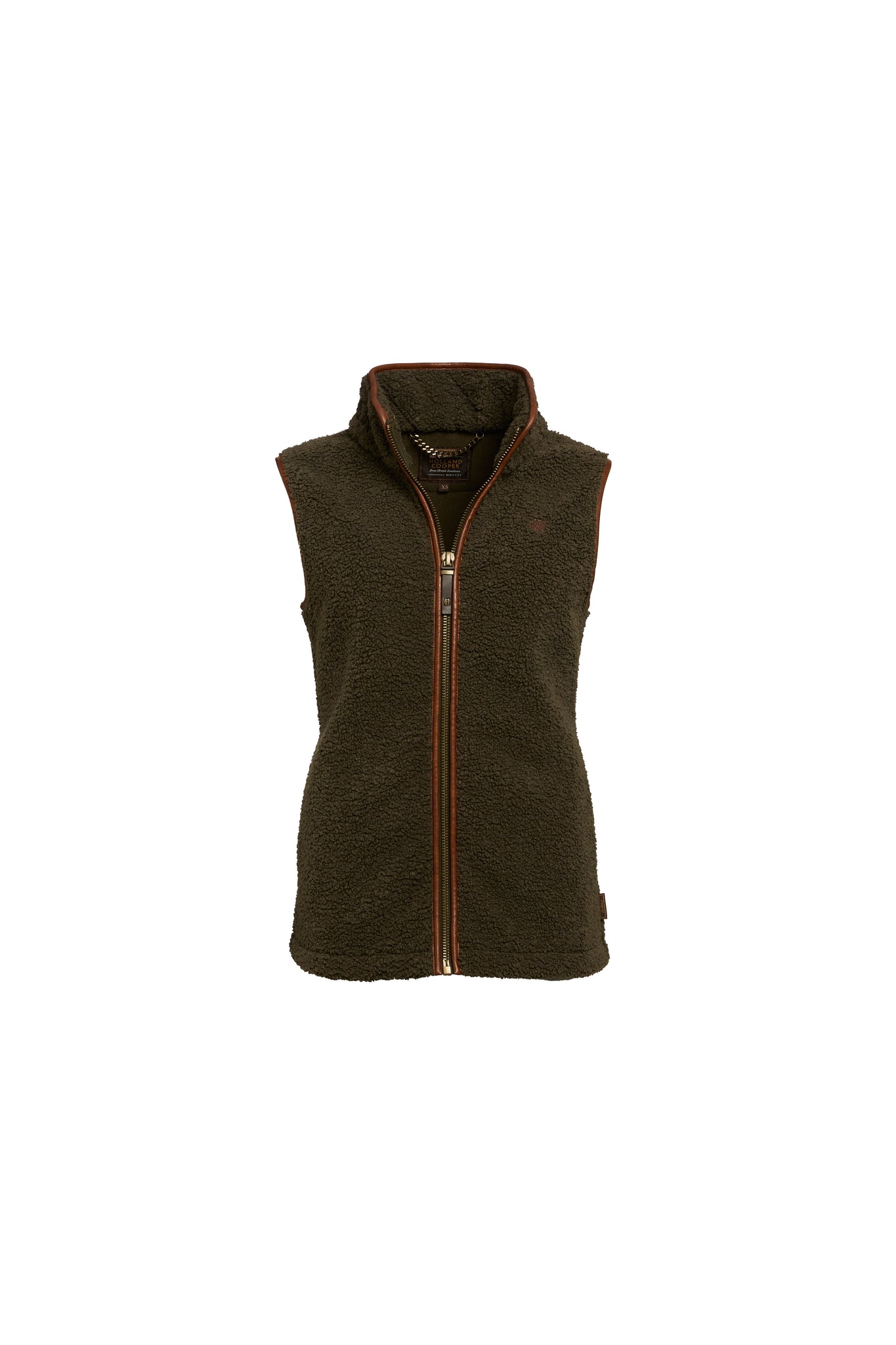 Country Fleece Gilet (Khaki Borg)