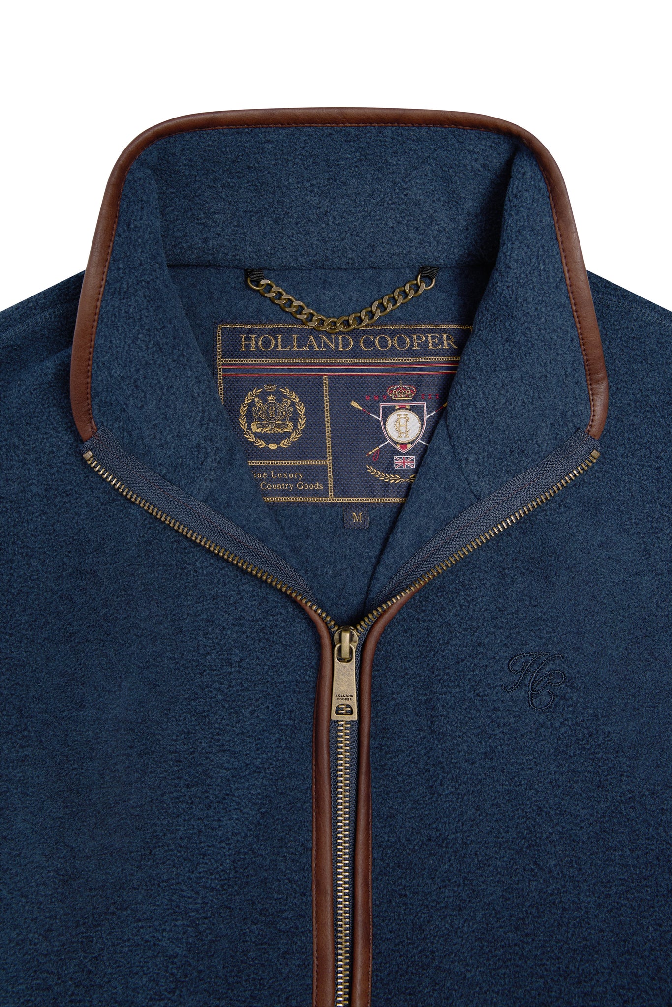 Men's Country Fleece Gilet (Dusty Blue)