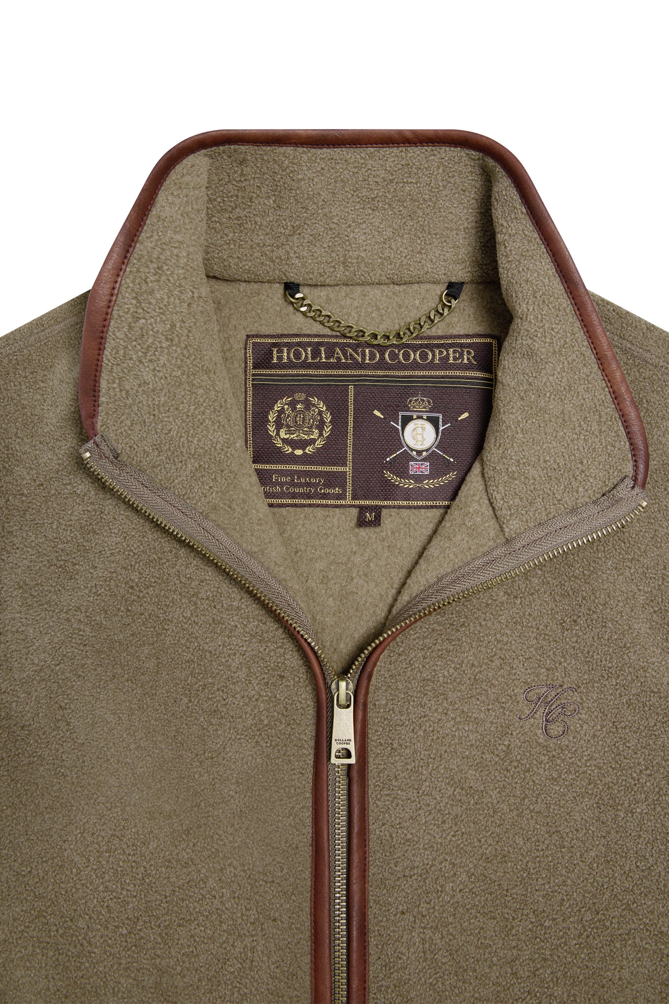 Men's Country Fleece Gilet (Dusty Khaki)